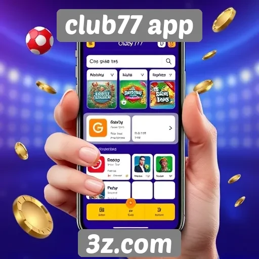 Club77 app inova na experiência de jogos online