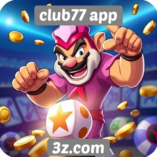 Exploração dos jogos disponíveis no Club77 App